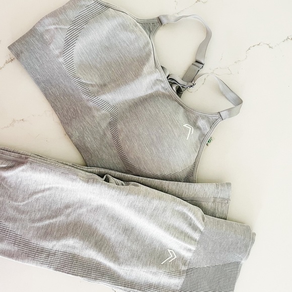 Oner Active Light Grey Seamless Leggings-LEGGINGS ONLY - Picture 2 of 2